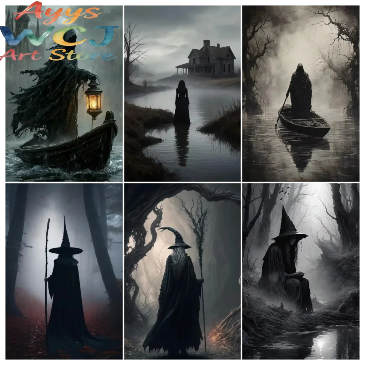Photography Dark - Karanlık Akademi Sanatı Cadı Şeytan Posteri