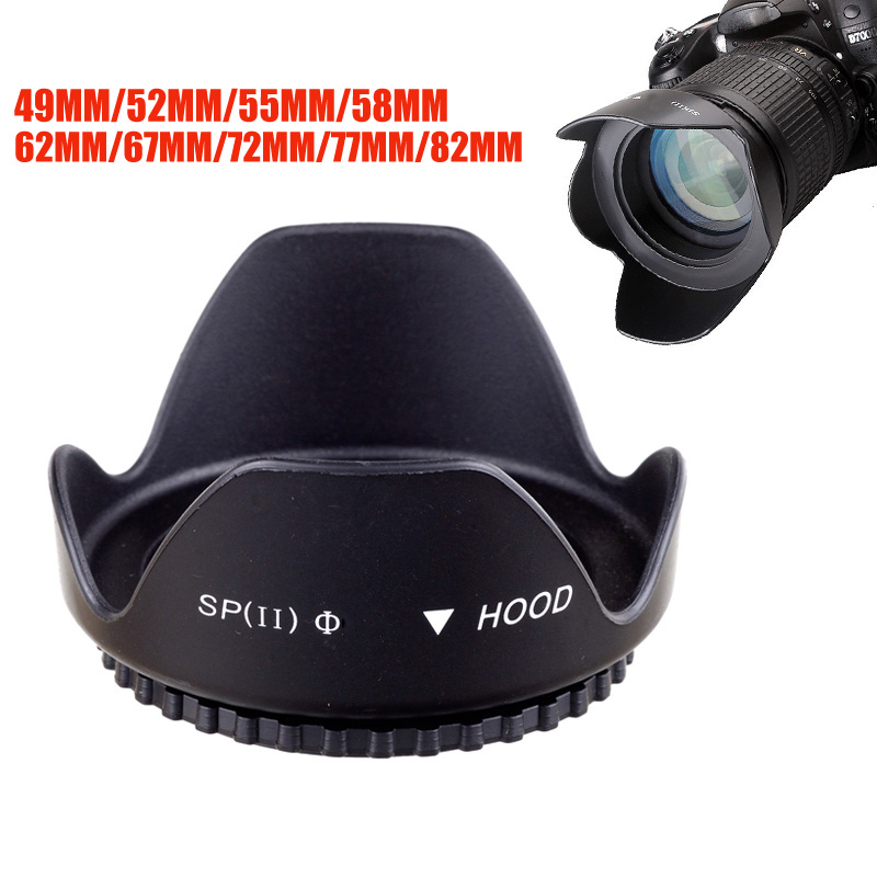 Lens Hood Petal - Evrensel Lens Hood 49mm 52mm 58mm