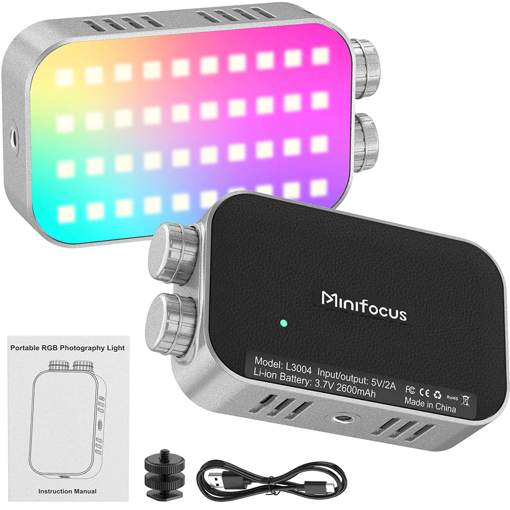 Photography Gear - Cep Tofu RGB Dolgu Işığı Taşınabilir