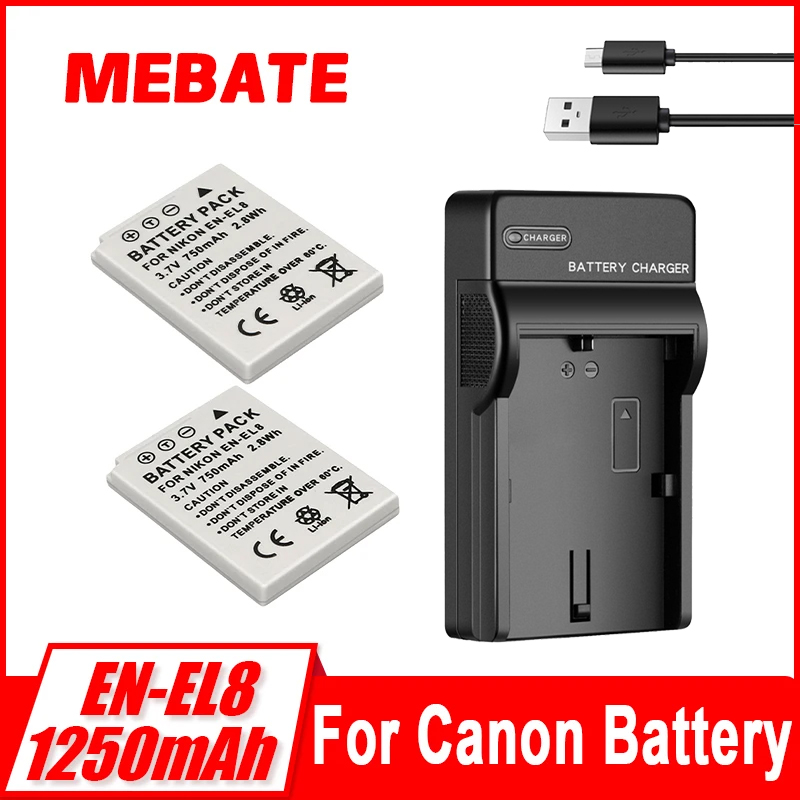 Nikon Camera D3500 - EL8 ENEL8 750mah Kamera Pili EN-EL8