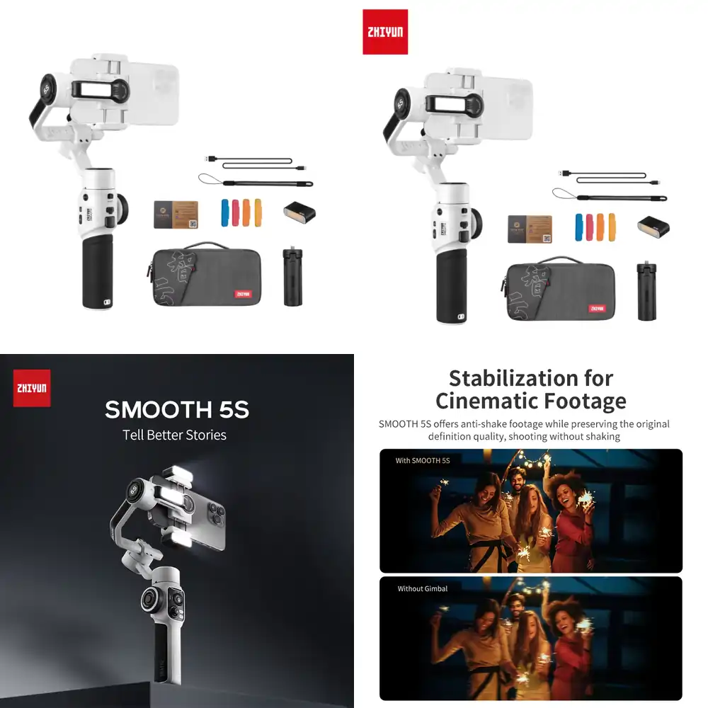 Zhiyun Smooth 5S Combo 3 Eksen - Handheld Stabilizer Gimbal incelemesi ve fiyatı