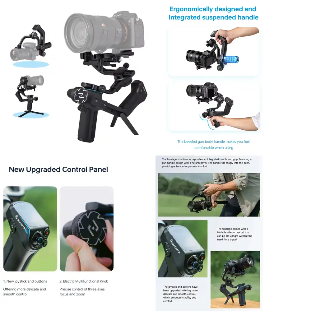 FeiyuTech Feiyu Scorp 2 3 Ekse - Handheld Stabilizer Gimbal incelemesi ve fiyatı