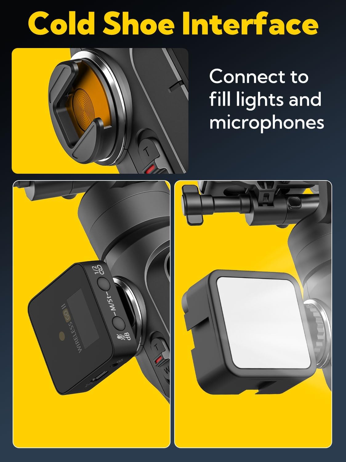 Aksiyon Kamerası için Dahili 1 - Handheld Stabilizer Gimbal incelemesi ve fiyatı