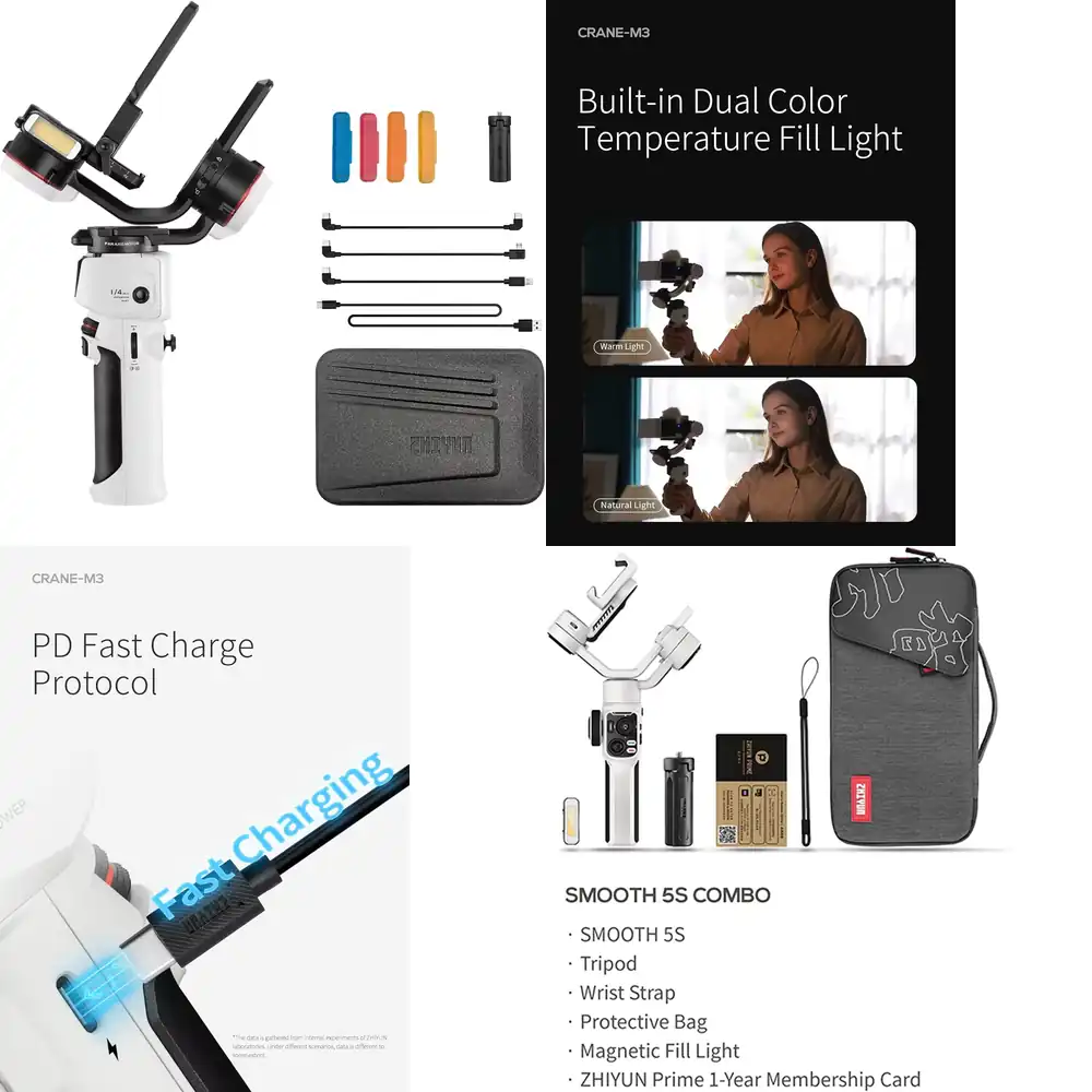 ZHIYUN Crane M3S 3 Eksenli Gim - Handheld Stabilizer Gimbal incelemesi ve fiyatı
