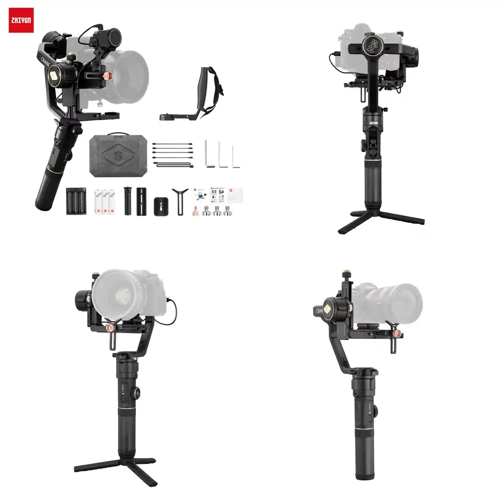 Zhiyun Crane 2S 3 Eksenli El T - Handheld Stabilizer Gimbal incelemesi ve fiyatı