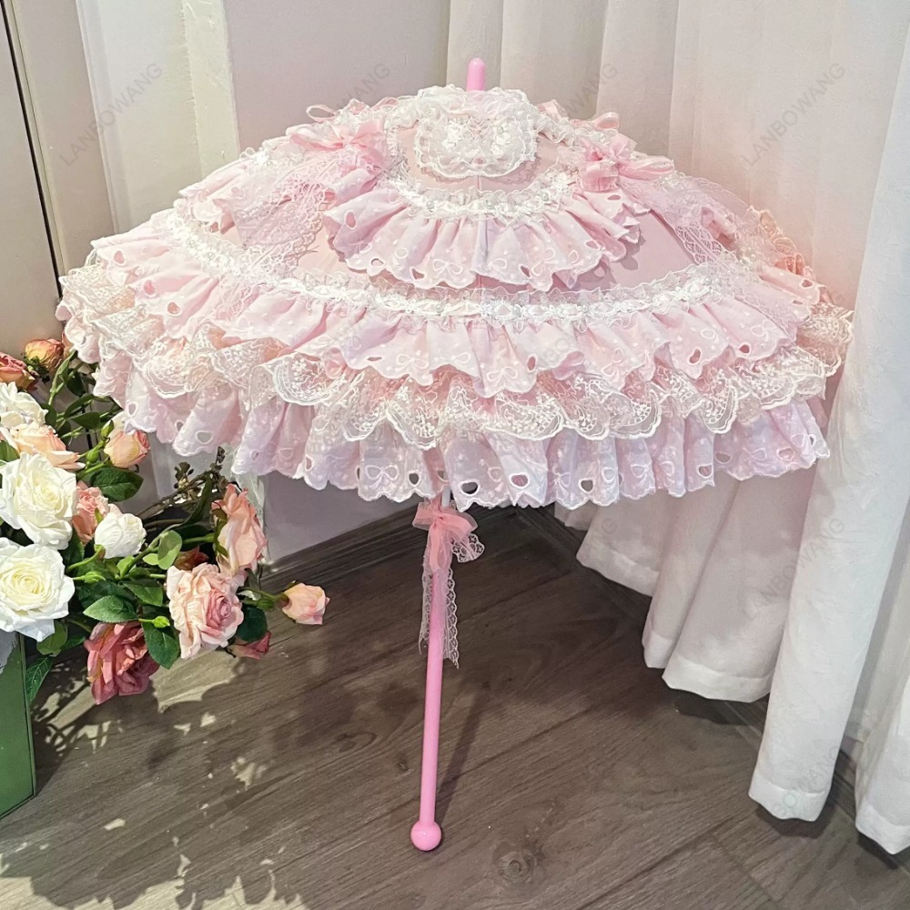 El Yapımı Pembe Çiçekli Kalp D - Photography Umbrella incelemesi ve fiyatı