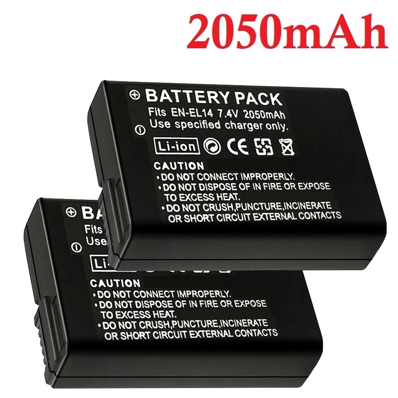 2050 mah EN-EL14a EL14 KAMERA  - Nikon Camera D3500 incelemesi ve fiyatı
